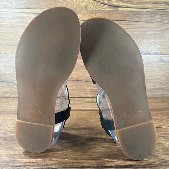 Cole Haan Findra Black Leather Strappy Sandals Women’s Size 7 Shoes - Picture 8 of 11